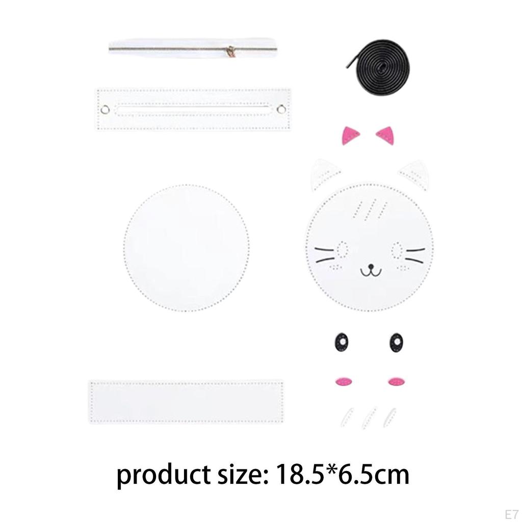 DIY Leather Bag Making Cute Animal Shape Shoulder Sewing Material for Women