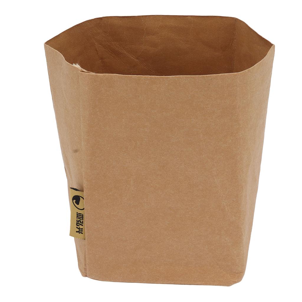Washed Kraft Paper Bag Waterproof Flowerpot Food Storage Bag for Holding Food Fruits Vegetables