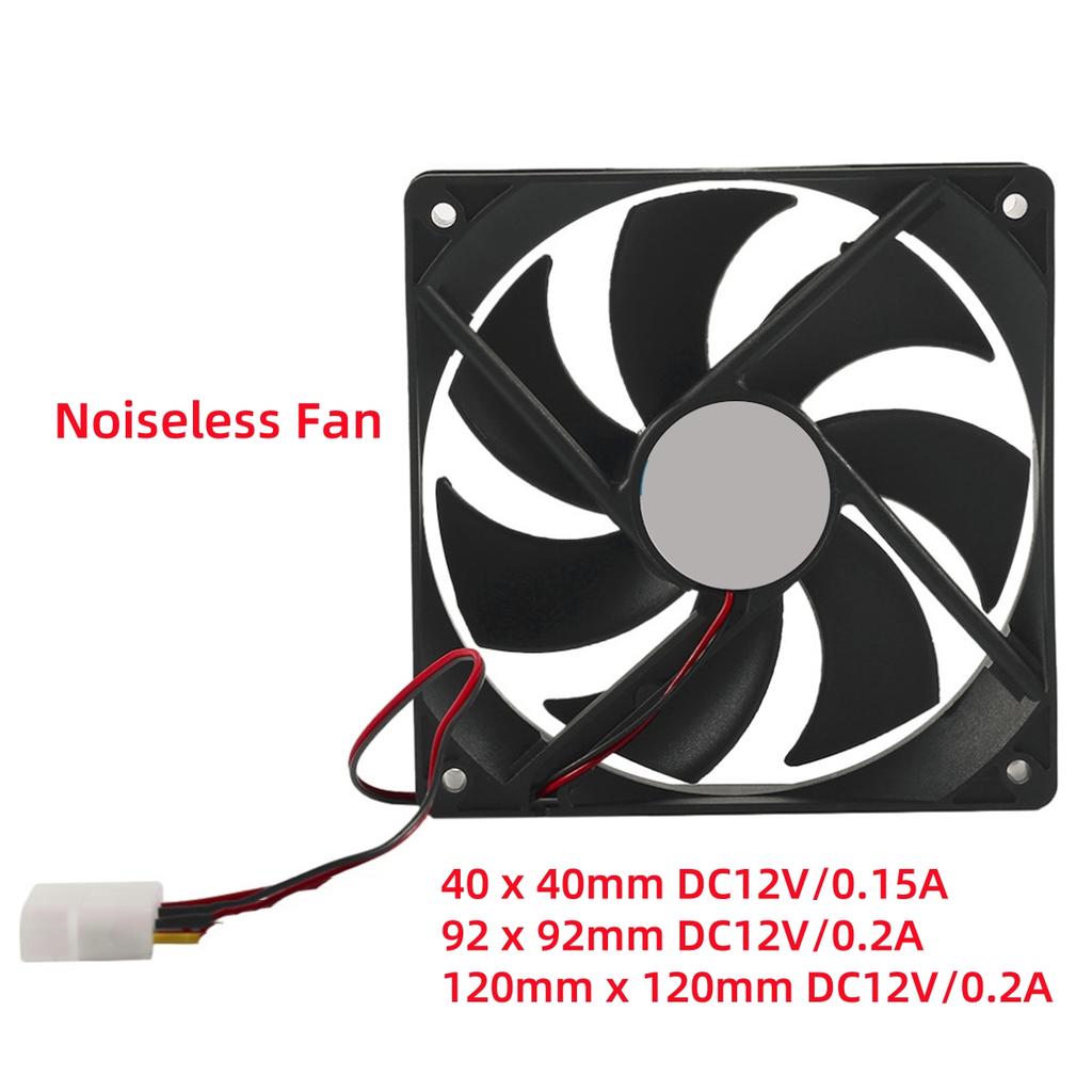 DC12V Noiseless Fan Automatic Egg Incubator Hatcher Fan Air Ventilation 0.15A/0.2A Micro Centrifugal Fan Cooling Fan Exhaust 1Pc