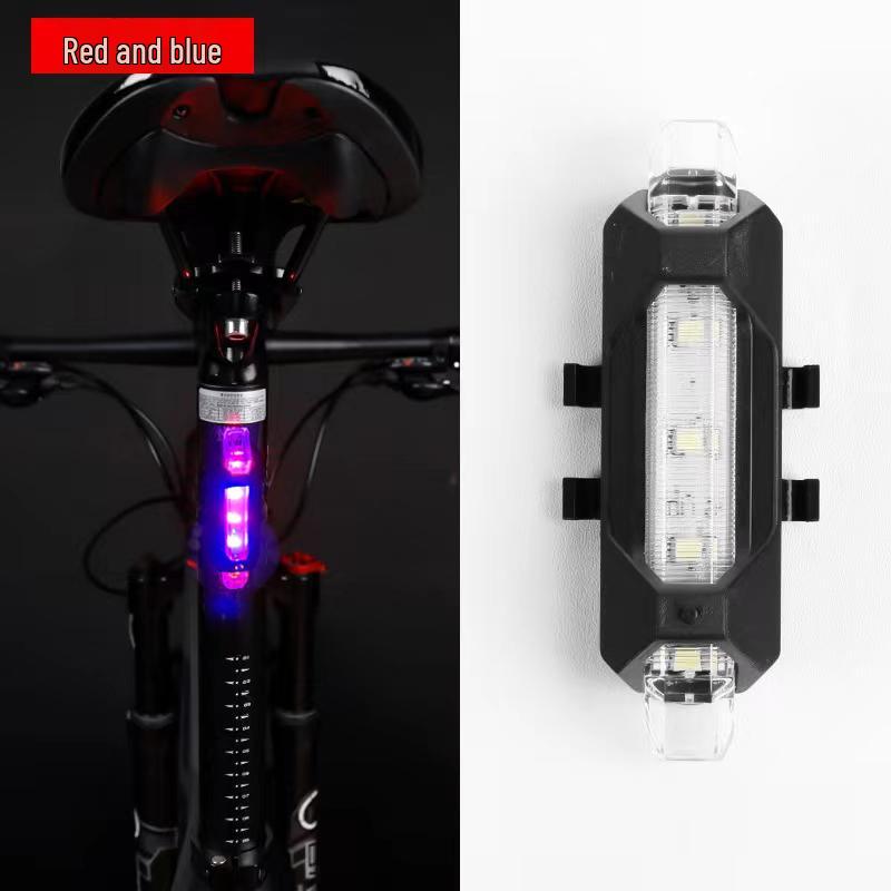 

USB Rechargeable Folding Bike Taillight for Night Riding
