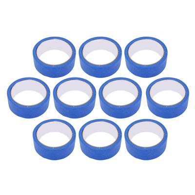 10 Rolls Painters Tape Bulk Blue Wall Paint Multi Surface Masking Trimming Home Decoration