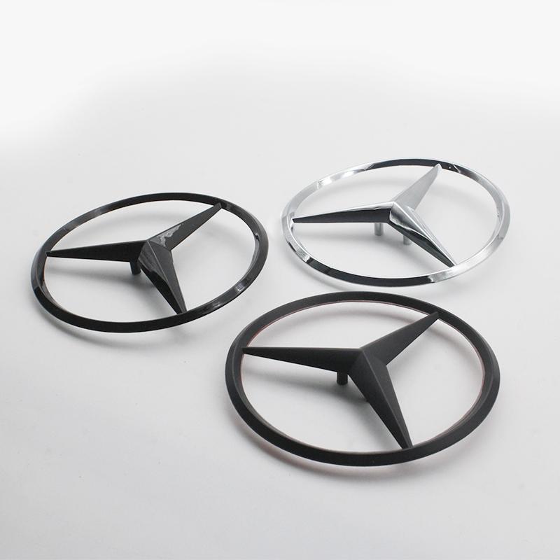 ABS Car Front Hood Emblem Bonnet Badge Rear Trunk Badge Accessory For Mercedes Benz W204 W222 W205 W177 X253 W212 W213 W176 W203 AC2