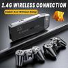 Konsola do gier retro 4k bezprzewodowa z ponad 20000 grami, Stick do gier wideo typu Plug and Play z kontrolerami bezprzewodowymi 2.4g(64g)