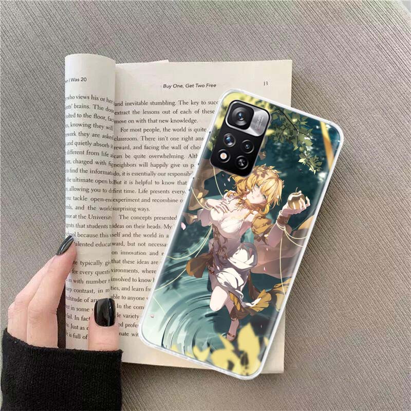 

Star Rail Aglaea Phone Case For Redmi Note 13 12 Pro Plus 14 15 Pro 5G 11 11T 11E 11S 10 Pro 10S 9 9S Cover Cell Clear TPU Capa Redmi Note 14 Pro 4G