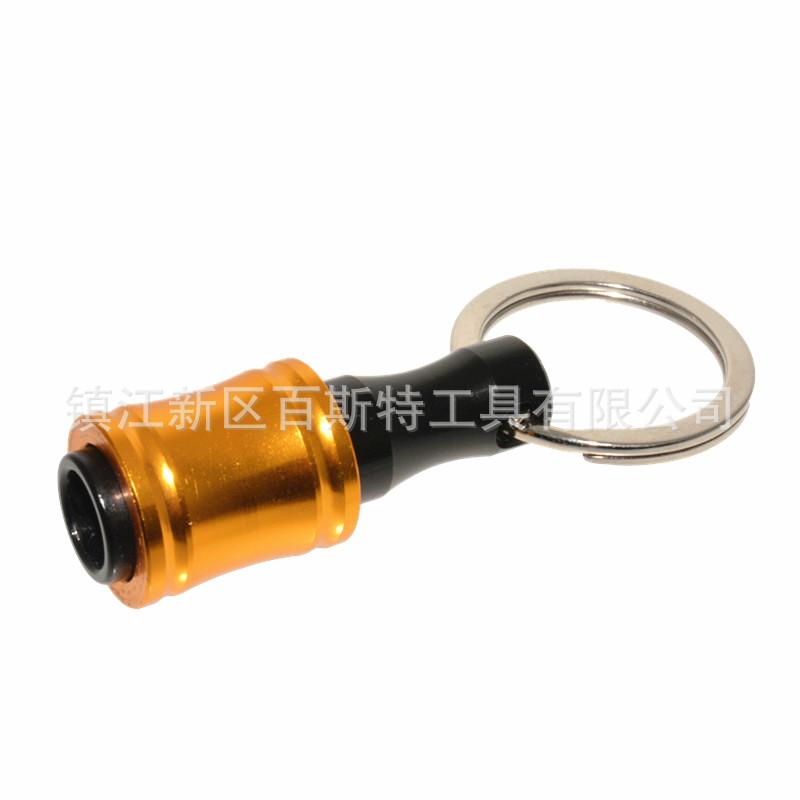 2pcs 1/4 Inch Hex Shank Aluminum Alloy Screwdriver Bits Holder Light Weight Quick Change Extension Bar Upgrade Push To Unlock