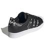 adidas Originals Superstar J Abrasion Resistant Low Top Kids' Skateboarding Shoes Black White GW4069