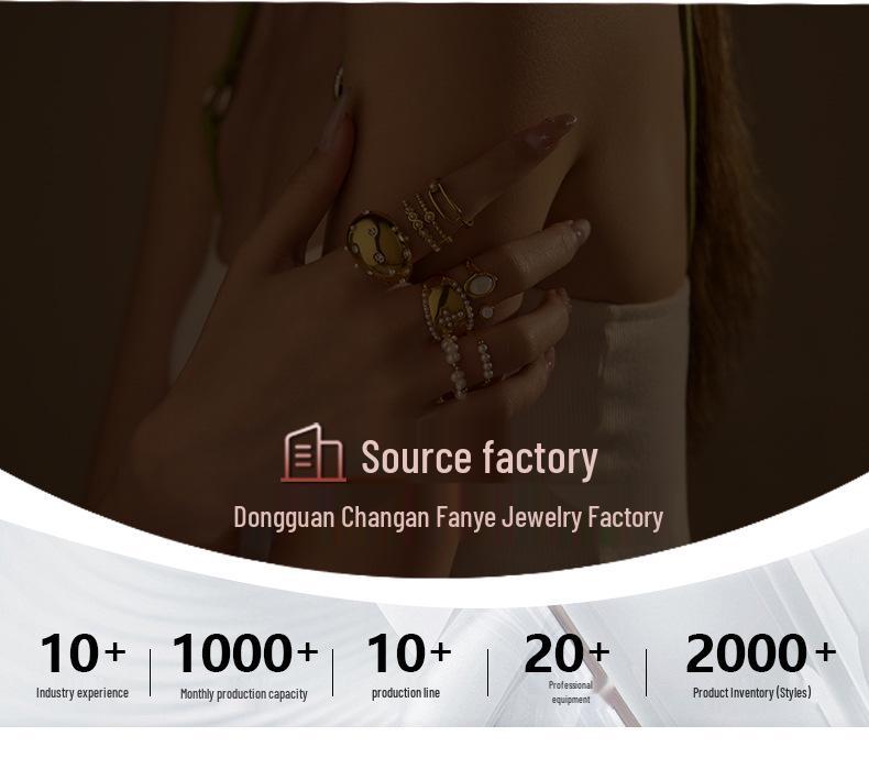 Gold Non-fading C-shaped Stainless Steel Stud Earrings with European & American Niche Design