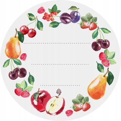 Self-adhesive Labels for Jars 20 Pcs