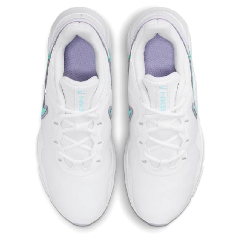 Nike Legend Essential 2 White Green Glow Women's Training Soccer Shoes CQ9545-100