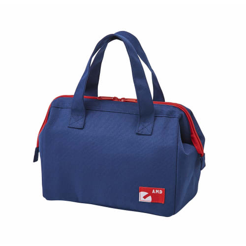 Aimedia Clasp-type Insulated Lunch Bag, 090231, Navy