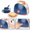 Non-Toxic Mini Household Appliances Kitchen Toys Pretend Play Set With Coffee Maker Blender Mixer And Toaster For Kids Children Gifts