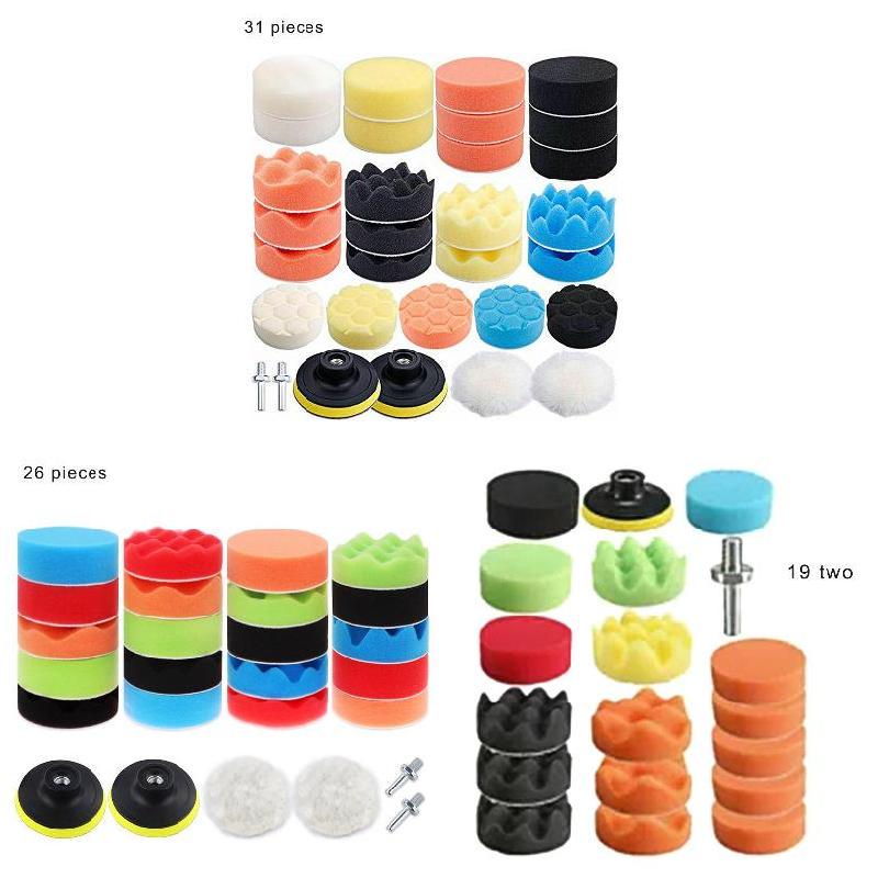 Wheel 5/7/8/11/19/22/31pcs Auto Polishing for Dirll Accessories Car