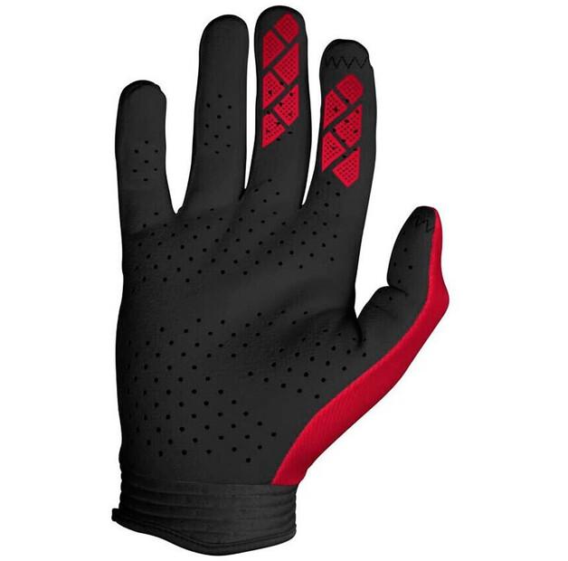 Seven Zero Contour Long Cycling Gloves (Red)