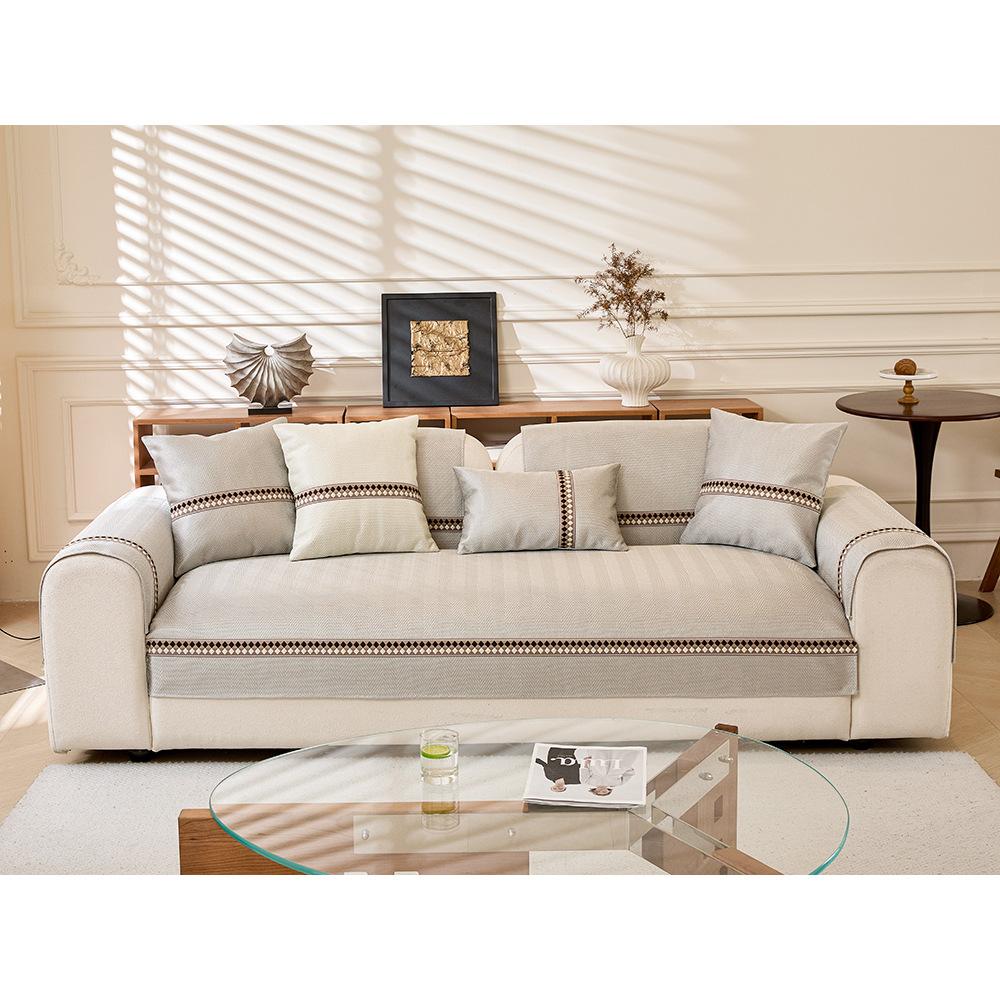 Summer Cool Ice Silk Sofa Cushion  New Summer Mat Seat Cushion Non-Slip Sofa Cover Cover Cloth Towel