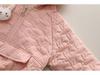 Winter 2025 Baumwolljacke mit Fleecefutter und Anzug-Set für Mädchen, Kleinkinder und Kleinkinder