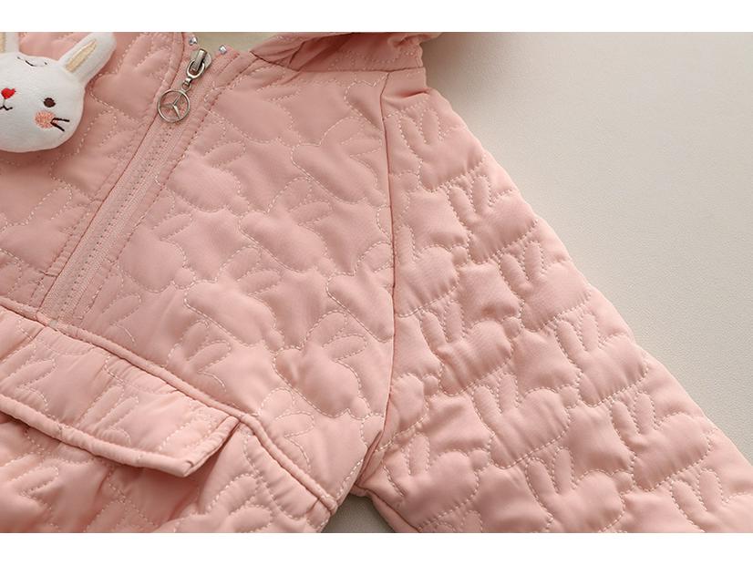 Winter 2025 Baumwolljacke mit Fleecefutter und Anzug-Set für Mädchen, Kleinkinder und Kleinkinder