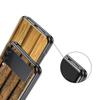Luxury Vintage Wood Grain Pattern Hard PC Phone Case For Samsung Galaxy Z Flip 7 6 5 4 Black Cover For Galaxy Z Flip 3 Foldable