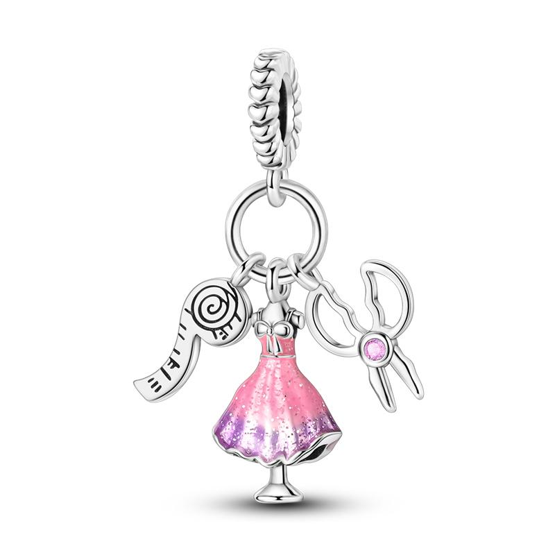 Funny Copper Metal Sail Beach Plane Mojito Sunbathing Holiday Diary Charm Bead Components Bead Components Compatible With Pan Authentic Original