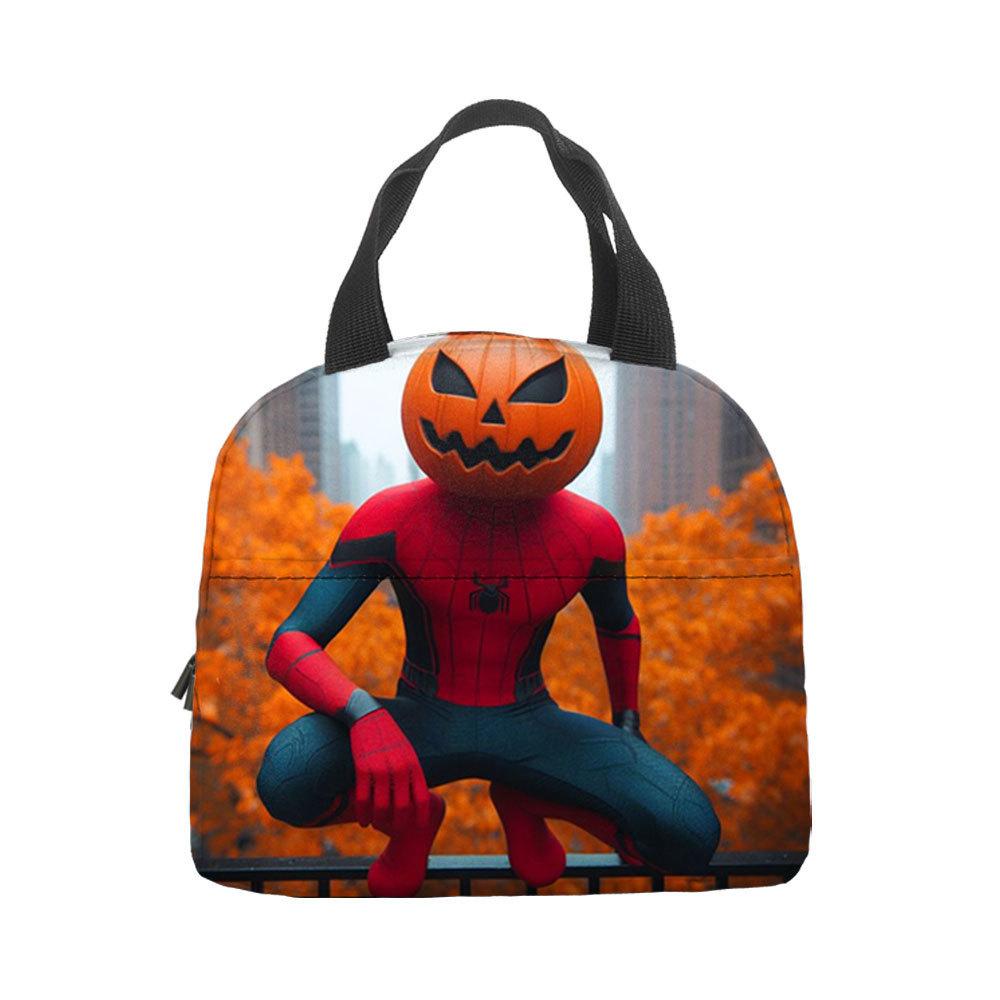 Spider-Man Handheld Bento Bag Insulation Bag Lunch Box Bag Lunch Bag with Lunch Bag Lunch Box Storage Bag