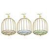 Bird Cage Snack Cake Stand Cupcake Cosmetic Rack Storage Shelf Fruit for Kitchen