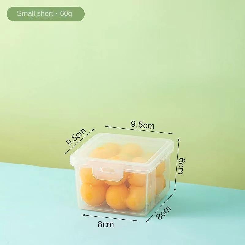 Getrocknete Obst Salat Platte Snack Gerichte Transparent Quadrat Dessert Glas Gericht Gitter Lebensmittel Lagerung Konservierte Tablett Box Deckel Schüssel Geschirr