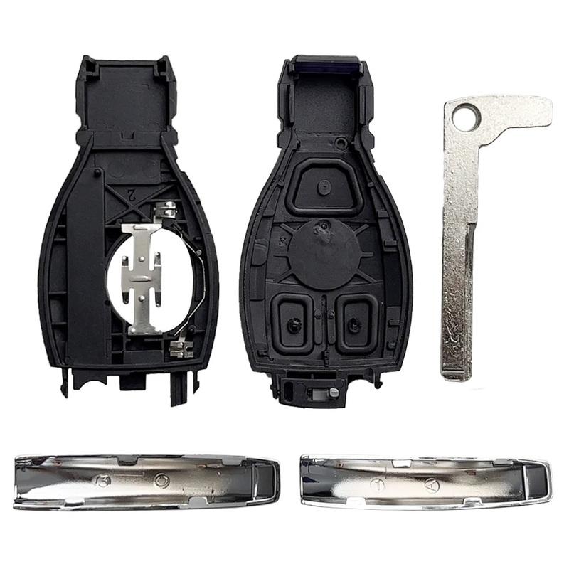 YOCASTY 2/3/4 Buttons For Mercedes Benz BGA NEC B C E R S CL GL SL CLK SLK W203 W211 W204 Fob Smart Remote Car Key Shell Case