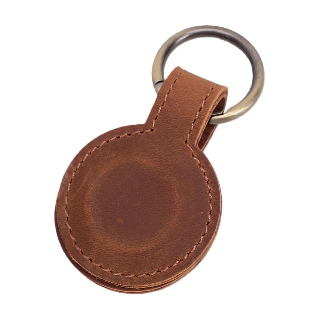 Clip Magnético para Sombrero para Viaje en Bolso Manos Libres Cuero PU Imán Fuerte Soporte Clip para Sombrero Forma Redonda Marrón