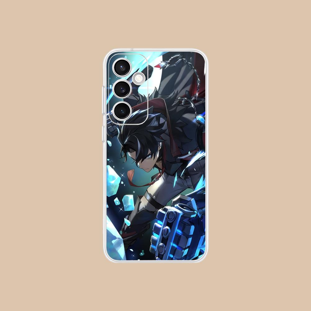 

Game GI Wriothesley Clear Mobile Phone Case for Samsung Galaxy S25 S24 S23 S22 S21Plus FE Ultra Colorful Cover Galaxy S24+