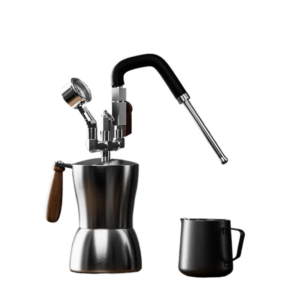 

CMFAK-74 Портативный вспениватель молока Нержавеющая сталь Пароварка для молока Сепаратор водяного пара Сушка паром Универсальный для приготовления кофе