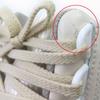 Makellose GUCCI Sneaker Interlocking G High-Top Weiß Khaki Leder Damen 36.5 Gebraucht