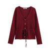 2025 Spring Women's European & American Style Fashion Knit Cardigan