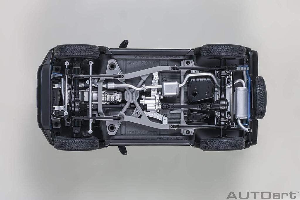 AUTOart Suzuki Jimny Sierra Modrá střecha Hotový produkt 78507 1/18 (JB74) Kovové/černé