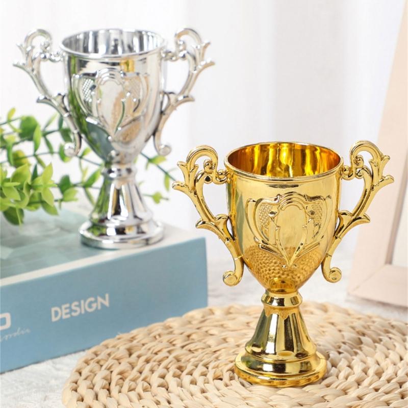 Trophies Cup Candy Box for Sports Wedding Birthday Cup Candy Jar Cookie Container Trophies Centerpieces 12PCS