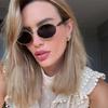 Sunglasses  New Style Womens Small Frame Oval Metal Glasses High-end Sunglasses For Men