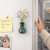 Exquisite Mini Vase Magnets 3D Refrigerator Magnets Cute Magnetic Vase Sticker  Home