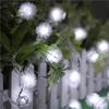 LEDs Snow Pompon Fairy Dandelion String Lights For Festival Christmas Party Wedding Garden Decoration DIY Lighting