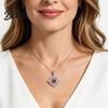 Ancient Symbolism Jewelry Celtic Knot Necklace Witches Birthstone Sparkling Symbol