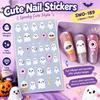 Halloween Nail Art Stickers Retro/Sweet/Cartoon Styles
