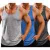 Fitness Exercise Training Vest Solid Color I-shaped Vest Men's T-shirts