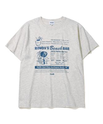 ROWDY Beach Bar T-Shirt_Oatmeal
