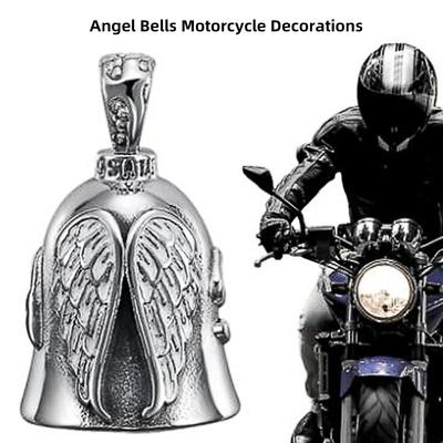 Αξεσουάρ διακόσμησης μοτοσυκλέτας Riding Angel Wings Cross Biker Guardian Bell