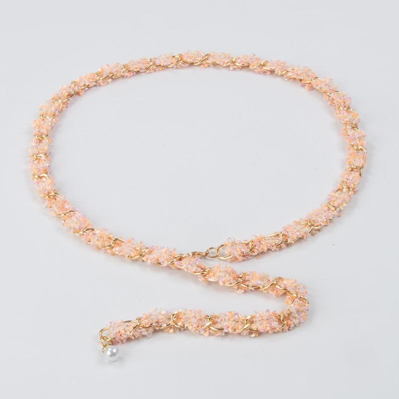 

Женский декоративный костюм «Маленький вкус», юбка, пояс, тренч, свитер, металлическая цепочка, высококачественный