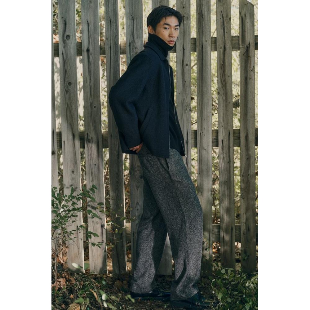 H M Relaxed Fit Twill Pants Black
