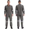 Heren Unisex Katoenen Werk Overalls Eendelig Jumpsuit Stofdicht Werkplaats Uniformen Tuinbroeken Multi-pocket Overalls Werkkleding
