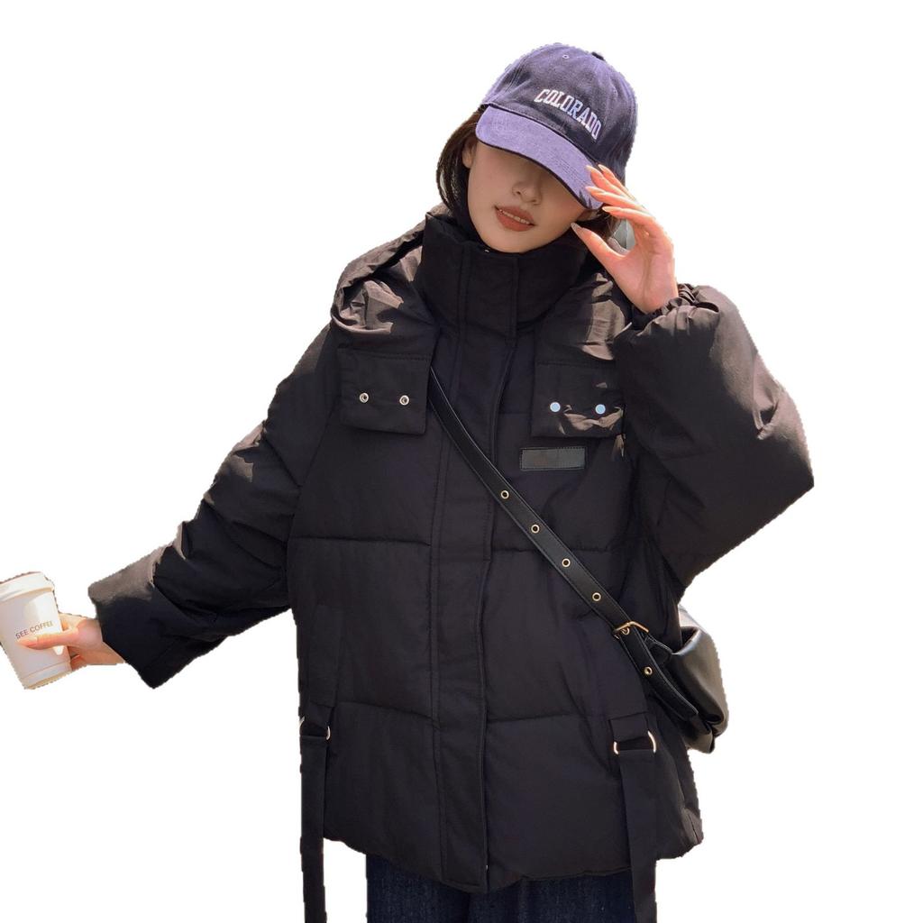 Short Down Cotton-padded Clothes Women's Korean Version College Loose Autumn and Winter Warm Jacket Cotton-padded Jacket