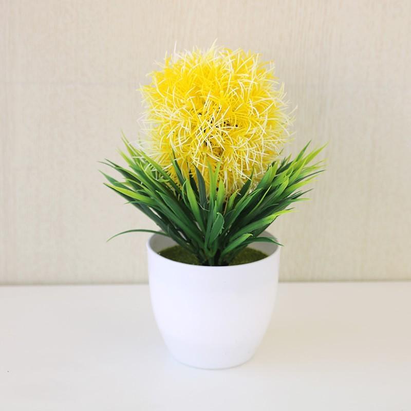 Artificial Bonsai Pot Grass Snapdragon Plant Potted Decoration Ornaments