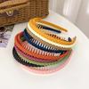 Face-washing Hair Clip, Showering and Going-out Hairpin, Matte Colorful Toothed Headband, Versatile Hair Accessory for Women