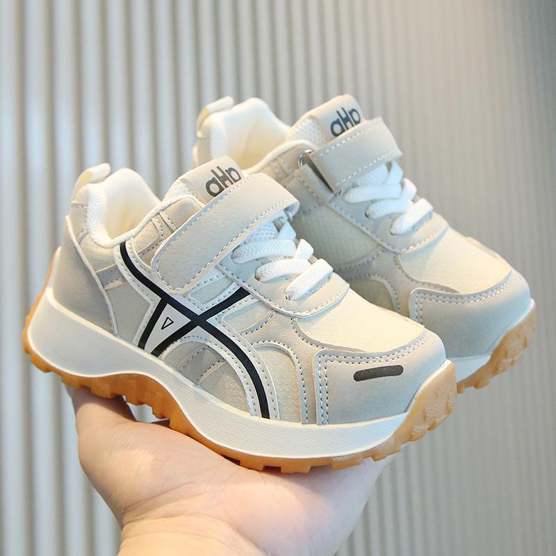 Printemps Automne Enfants Agam Baskets Garçons Chaussures Décontractées Filles Blanc Semelle Souple Bambin Chaussures Papa