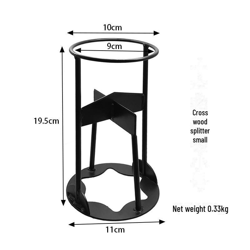 Manganese Steel Manual Firewood Splitter: Outdoor/Household Firewood Chopping Tool