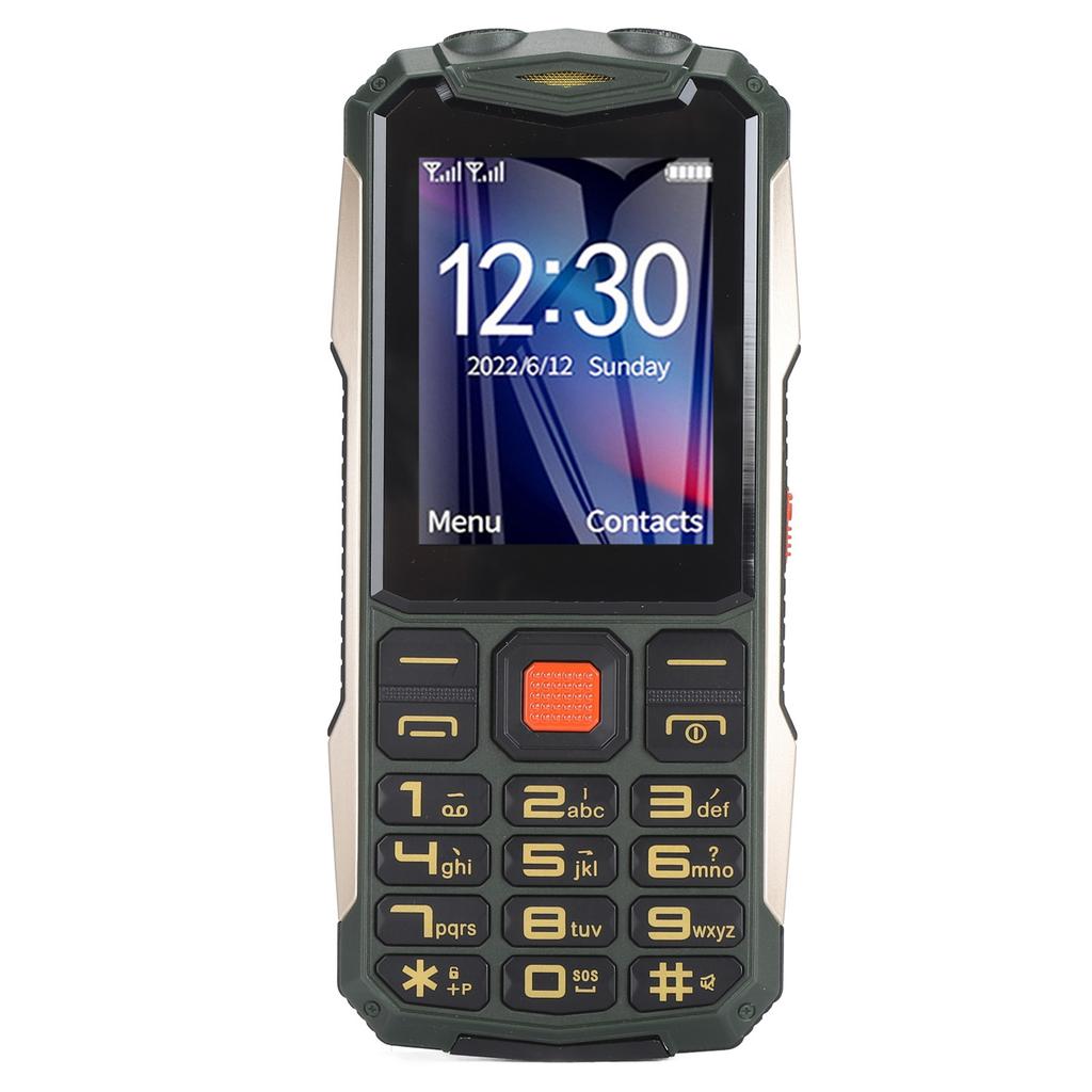 Älteres Mobiltelefon 2G Ultra Slim 4800mAh Dual SIM Dual Standby Klarer Klang 2,6 Zoll Bildschirm SOS